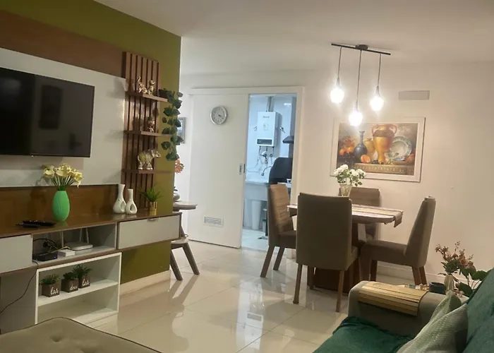 apartamento de frente para o mar com linda area de lazer